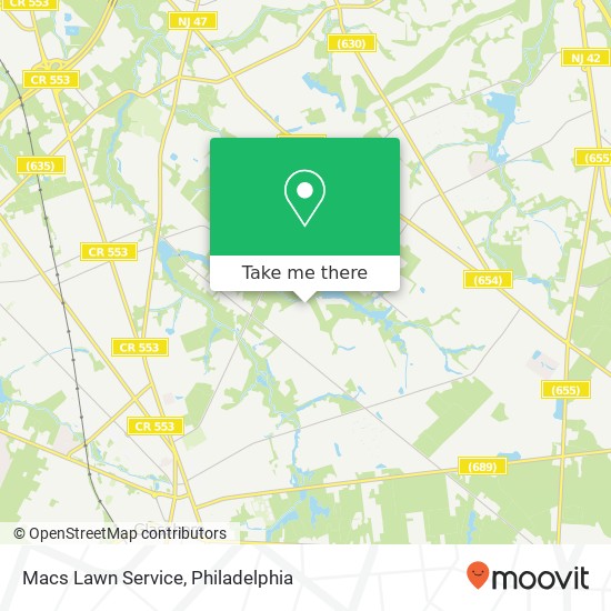 Mapa de Macs Lawn Service