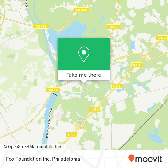 Mapa de Fox Foundation Inc