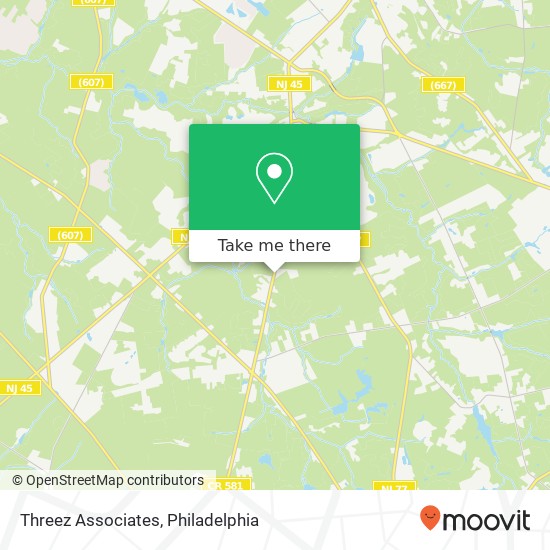 Mapa de Threez Associates