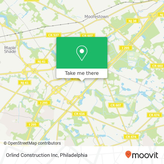 Orlind Construction Inc map