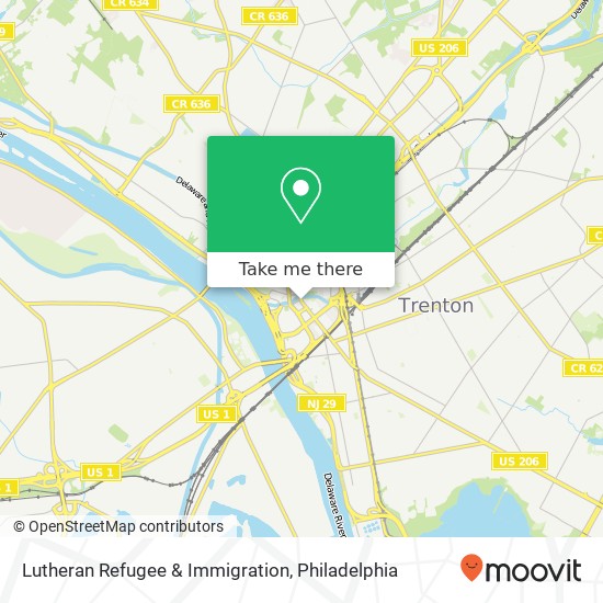 Lutheran Refugee & Immigration map