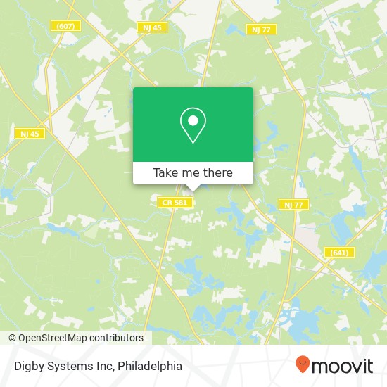 Digby Systems Inc map