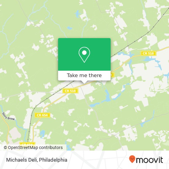 Michaels Deli map