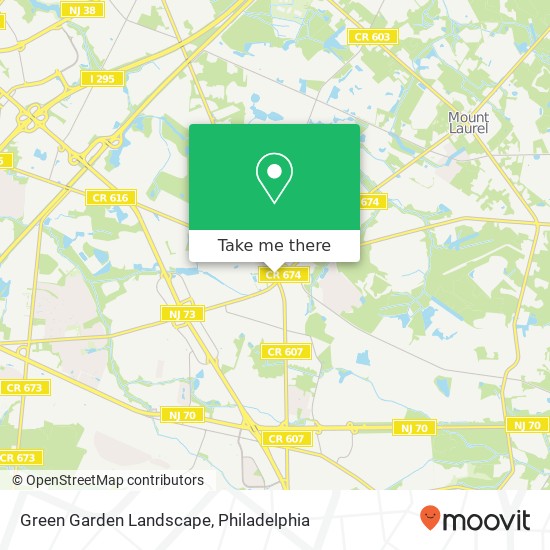 Green Garden Landscape map