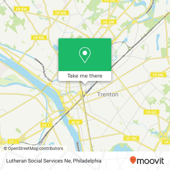 Lutheran Social Services Ne map