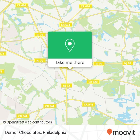 Demor Chocolates map