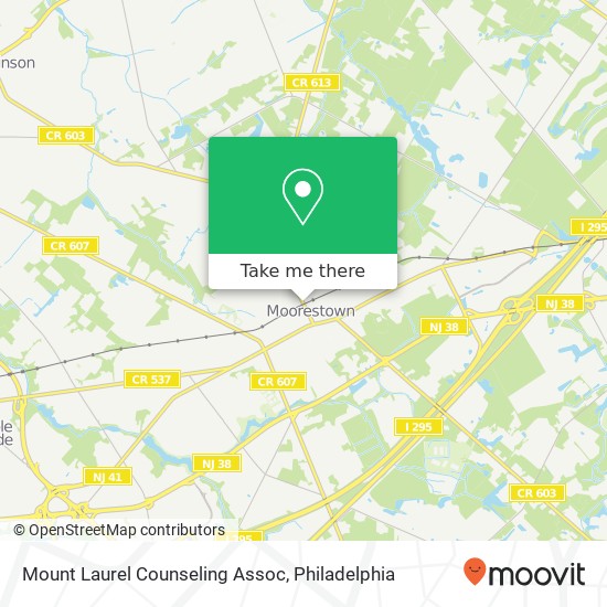 Mount Laurel Counseling Assoc map