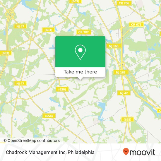Chadrock Management Inc map