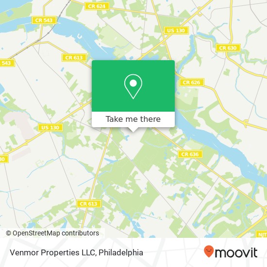 Venmor Properties LLC map