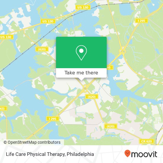 Mapa de Life Care Physical Therapy