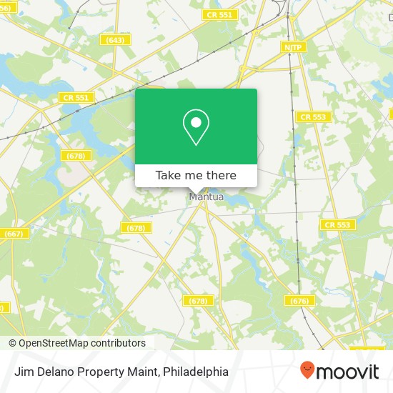 Mapa de Jim Delano Property Maint