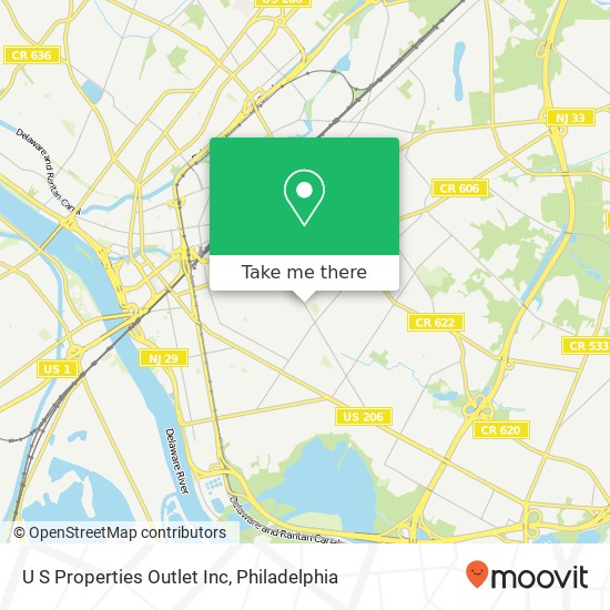 Mapa de U S Properties Outlet Inc