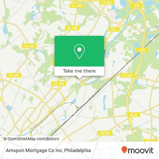 Mapa de Amspon Mortgage Co Inc