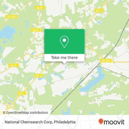 National Chemsearch Corp map