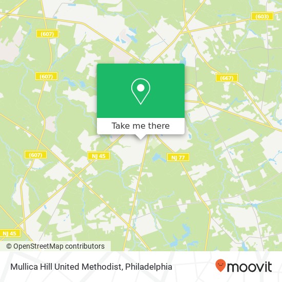 Mapa de Mullica Hill United Methodist