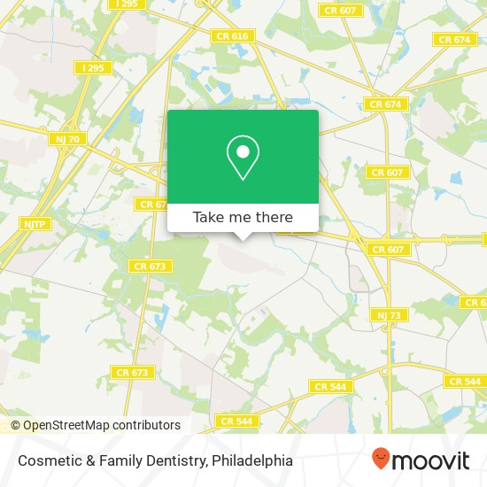 Mapa de Cosmetic & Family Dentistry
