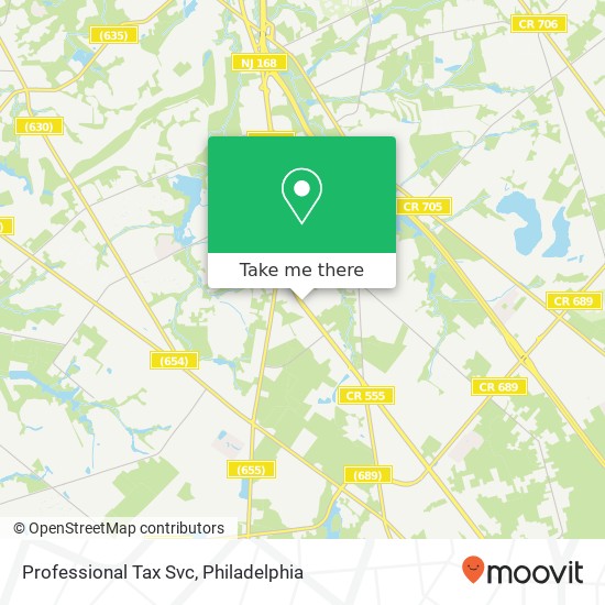 Professional Tax Svc map