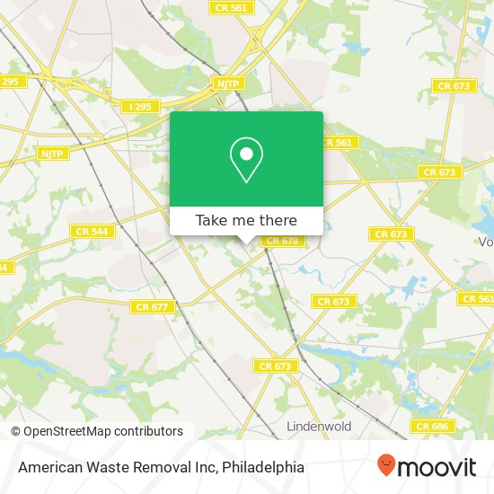 American Waste Removal Inc map