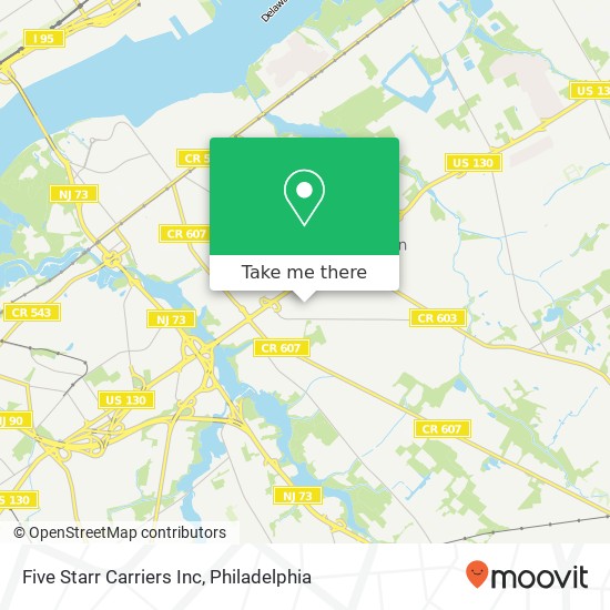 Mapa de Five Starr Carriers Inc