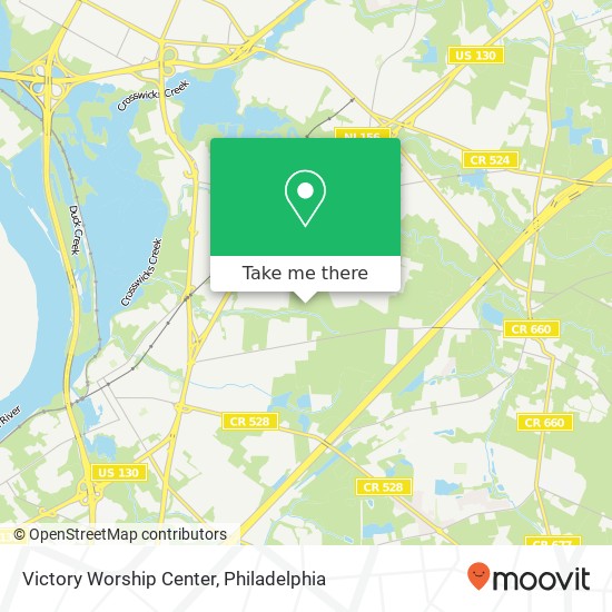 Mapa de Victory Worship Center