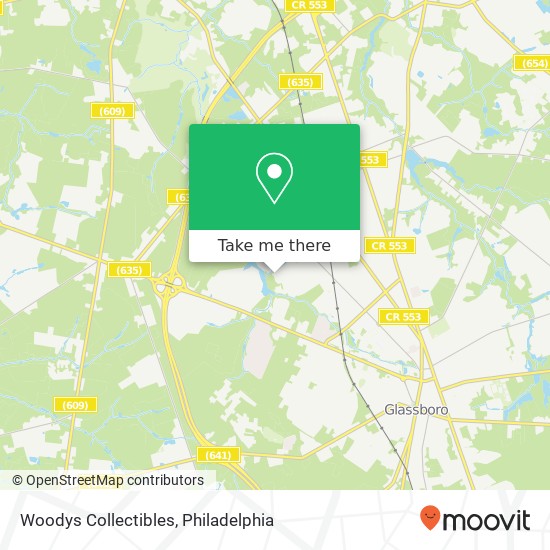 Woodys Collectibles map
