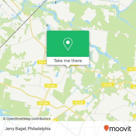 Jerry Bagel map
