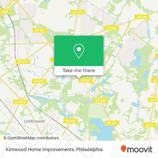Kimwood Home Improvements map