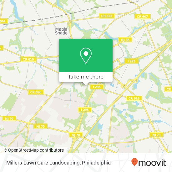 Millers Lawn Care Landscaping map