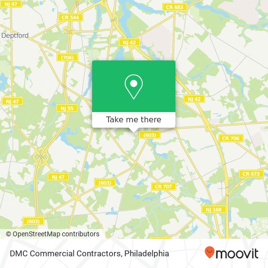 DMC Commercial Contractors map