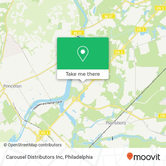 Carousel Distributors Inc map