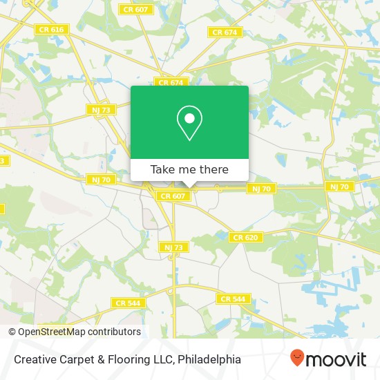 Creative Carpet & Flooring LLC map