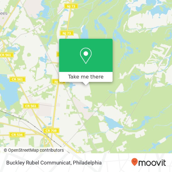 Mapa de Buckley Rubel Communicat