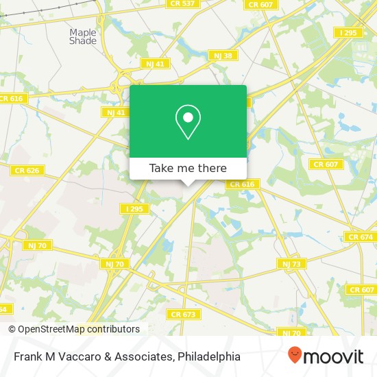 Frank M Vaccaro & Associates map