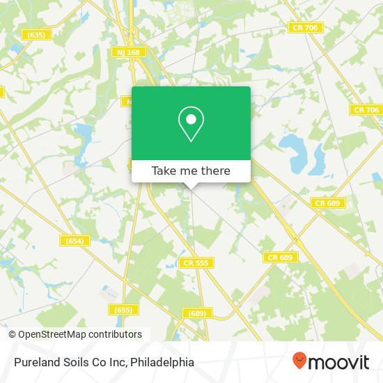 Pureland Soils Co Inc map