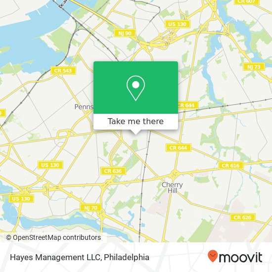 Hayes Management LLC map