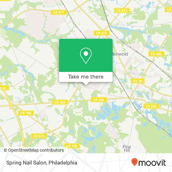 Spring Nail Salon map