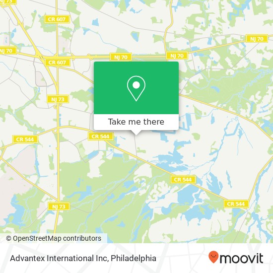 Advantex International Inc map