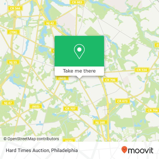 Mapa de Hard Times Auction