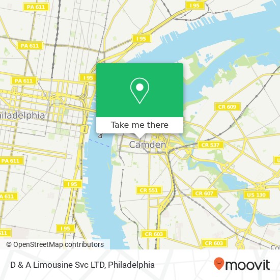 D & A Limousine Svc LTD map