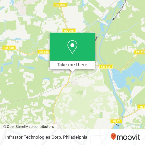 Mapa de Infrastor Technologies Corp