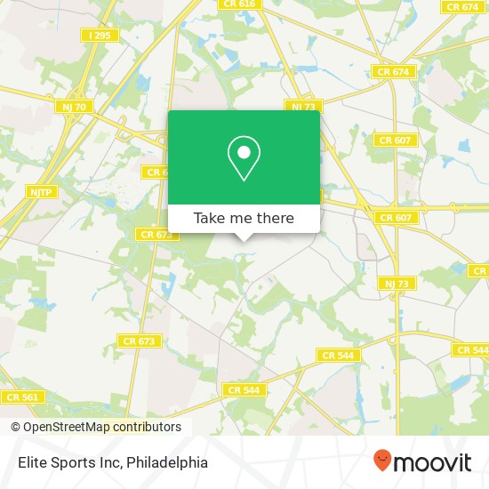 Elite Sports Inc map