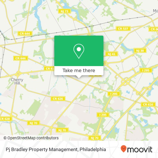 Mapa de Pj Bradley Property Management