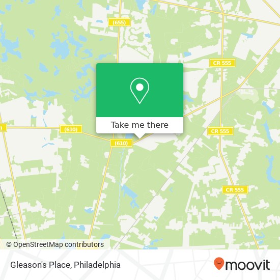 Mapa de Gleason's Place