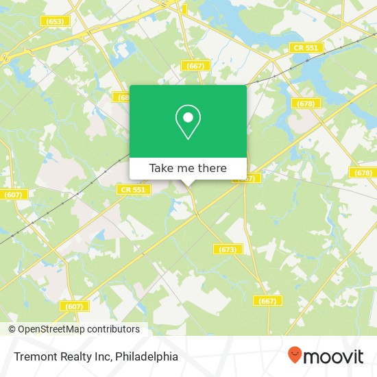 Tremont Realty Inc map