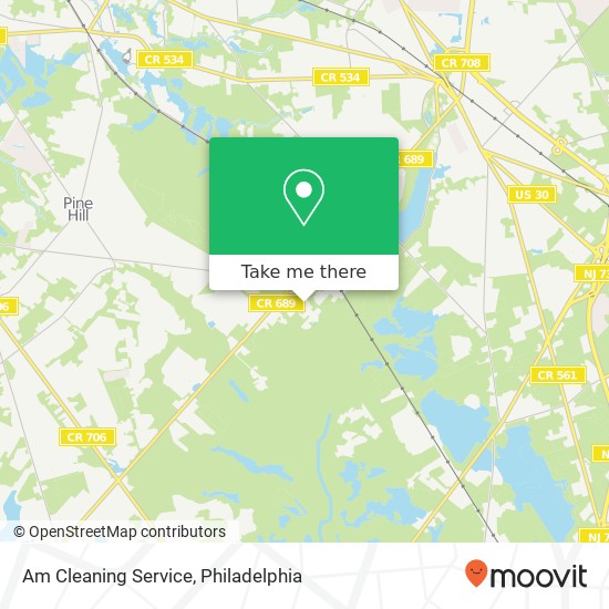 Am Cleaning Service map