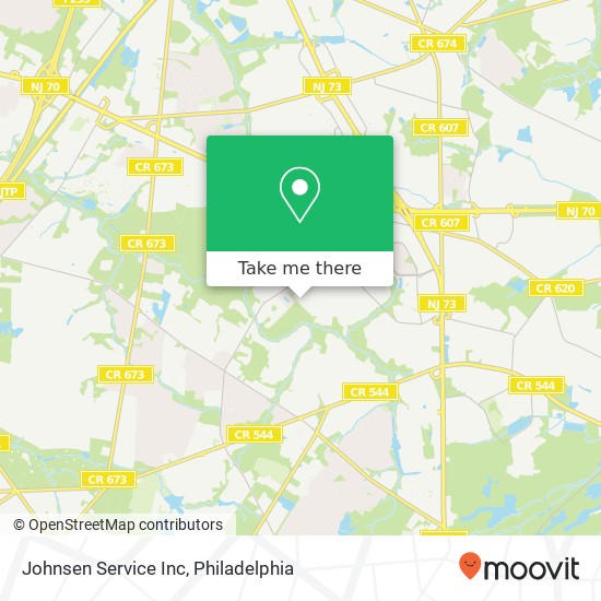 Johnsen Service Inc map