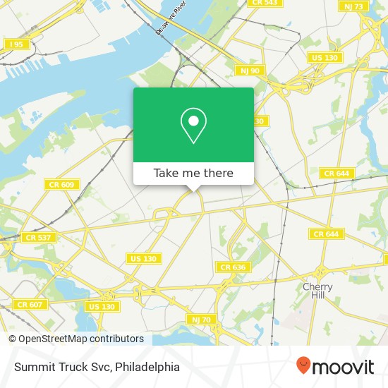 Summit Truck Svc map