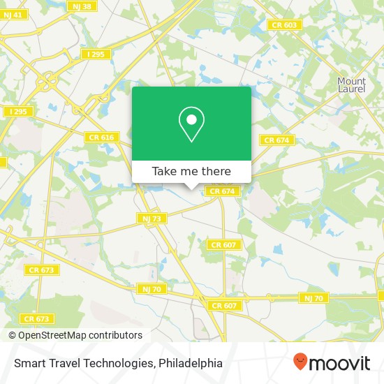 Smart Travel Technologies map