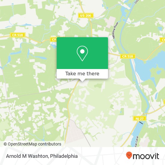 Arnold M Washton map