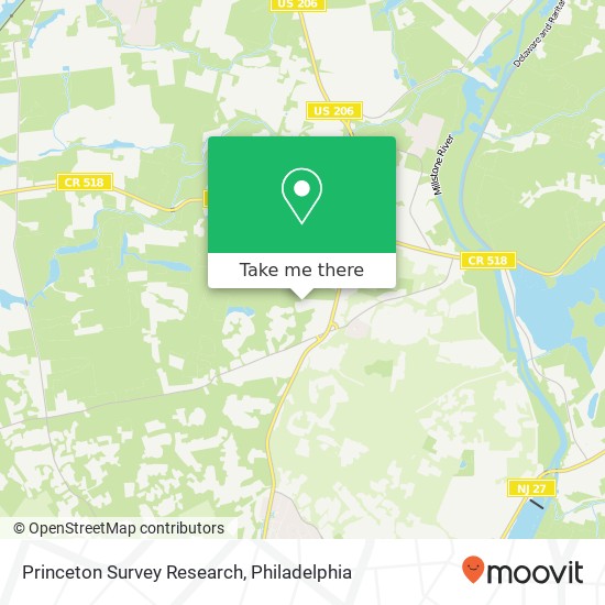 Princeton Survey Research map